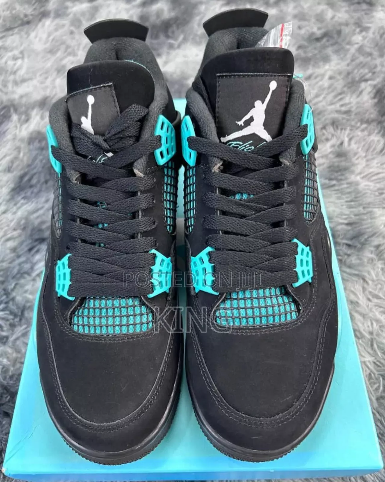 Verified Jordan 4 Tiffany Blue Thunder