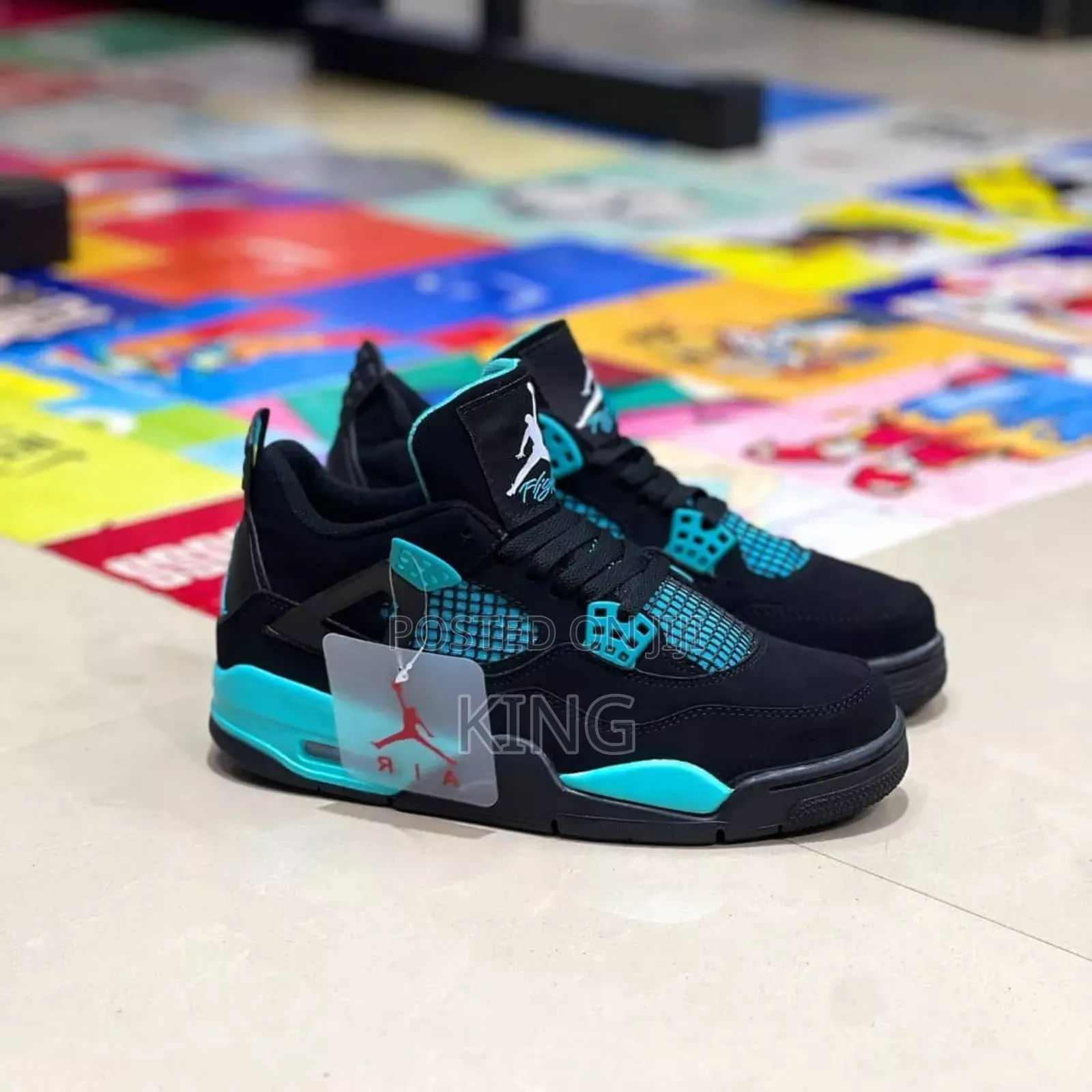 Factual Jordan 4 Tiffany Blue Thunder