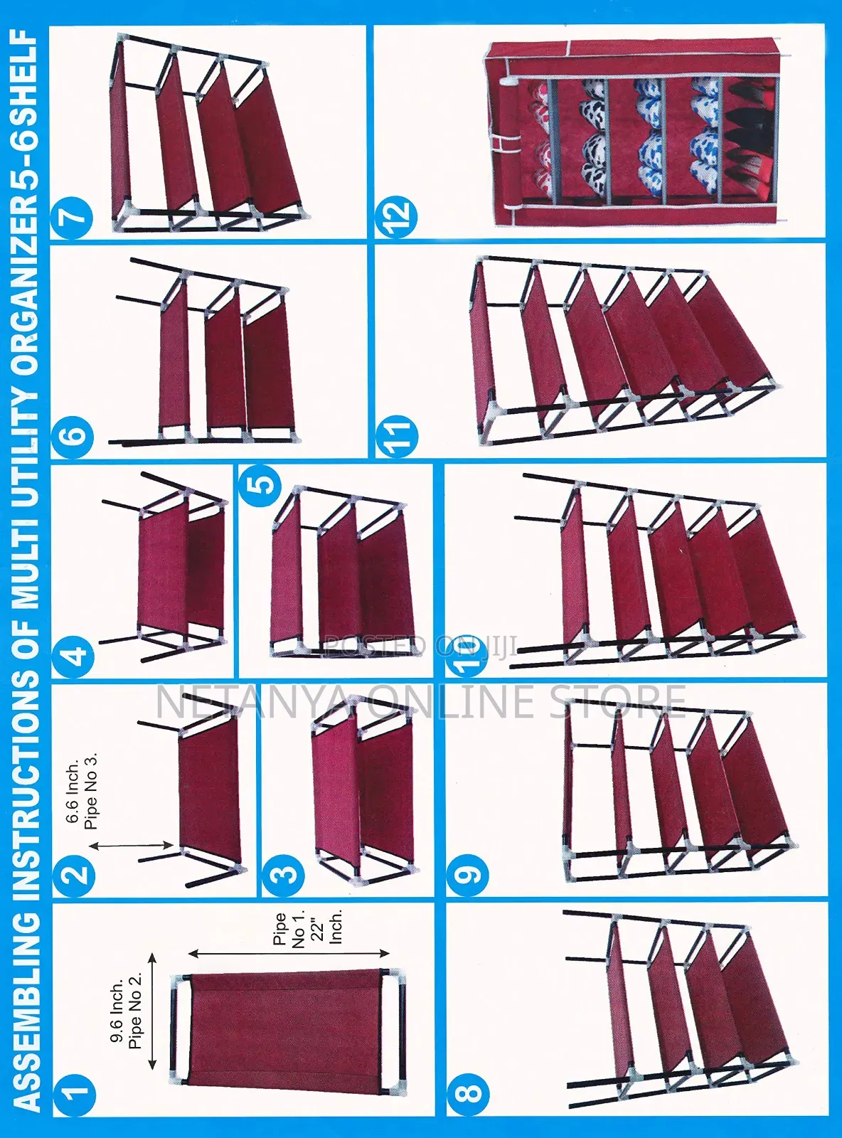 5 Layers Dust Proof Shoe Rack