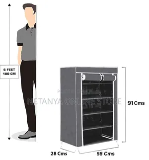 5 Layers Dust Proof Shoe Rack