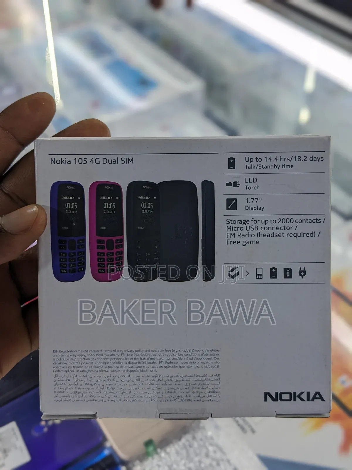 New Nokia 105 Blue