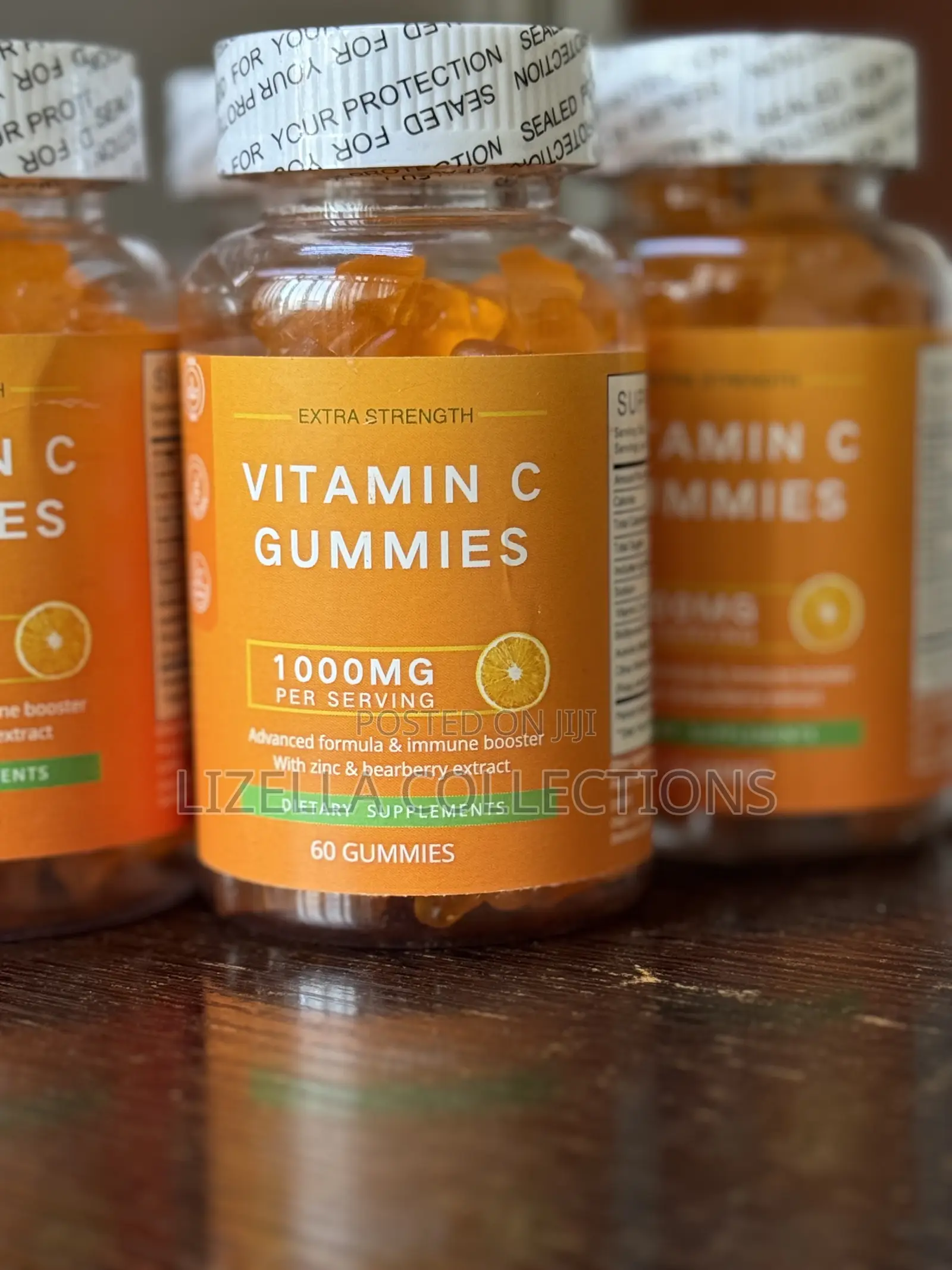 Vitamin C Gummies(60) With Zinc Bearberry Extract