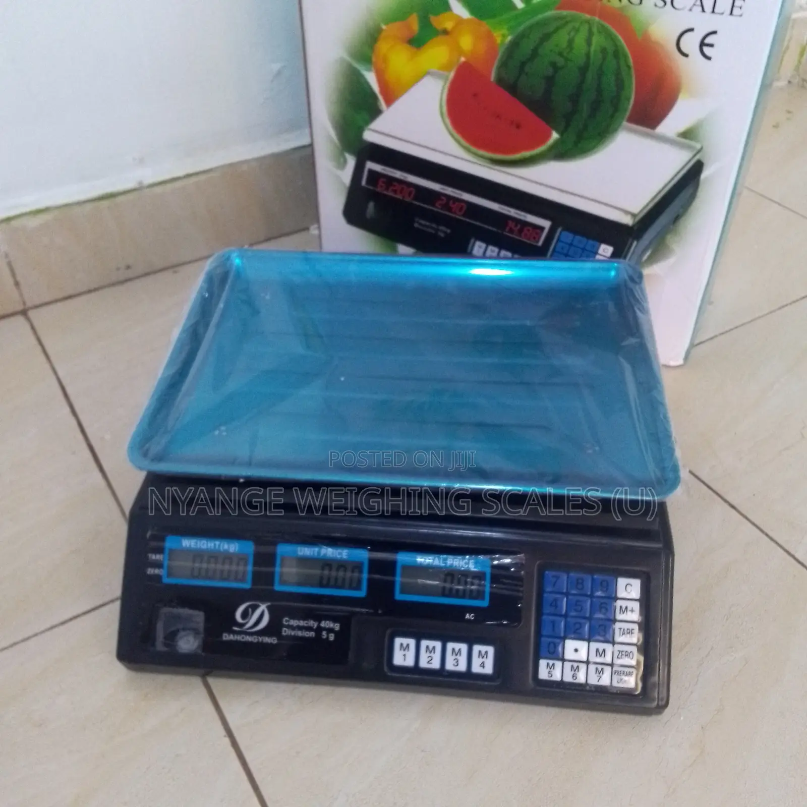 Calibrated 40kg Weigh Scale Portable Digital Kitchen Weighing Scale