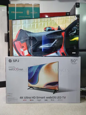 SPJ WEB OS HUB 50inches Smart Tv With Two Remotes