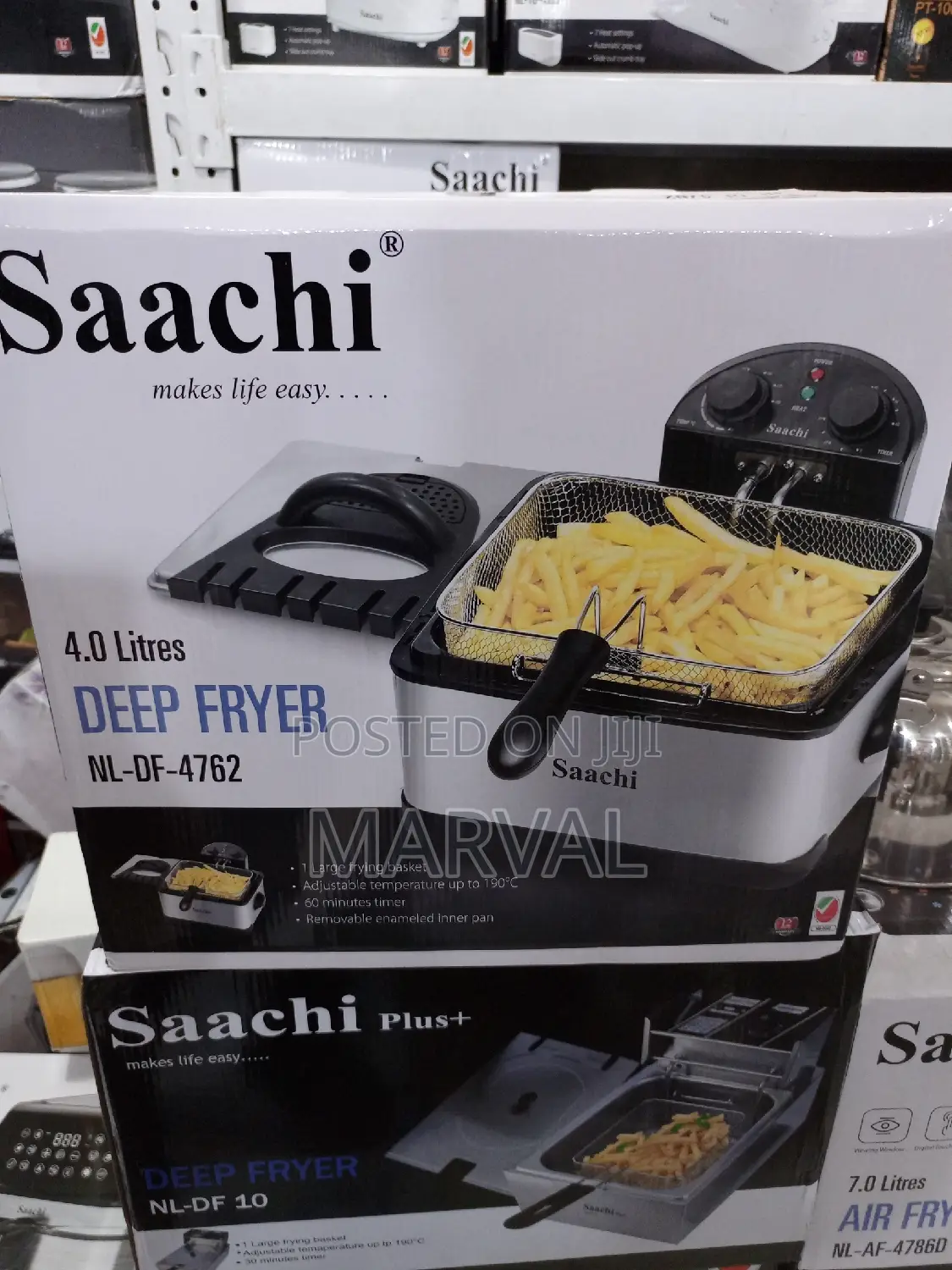 4.0L Saachi Single Deep Fryer