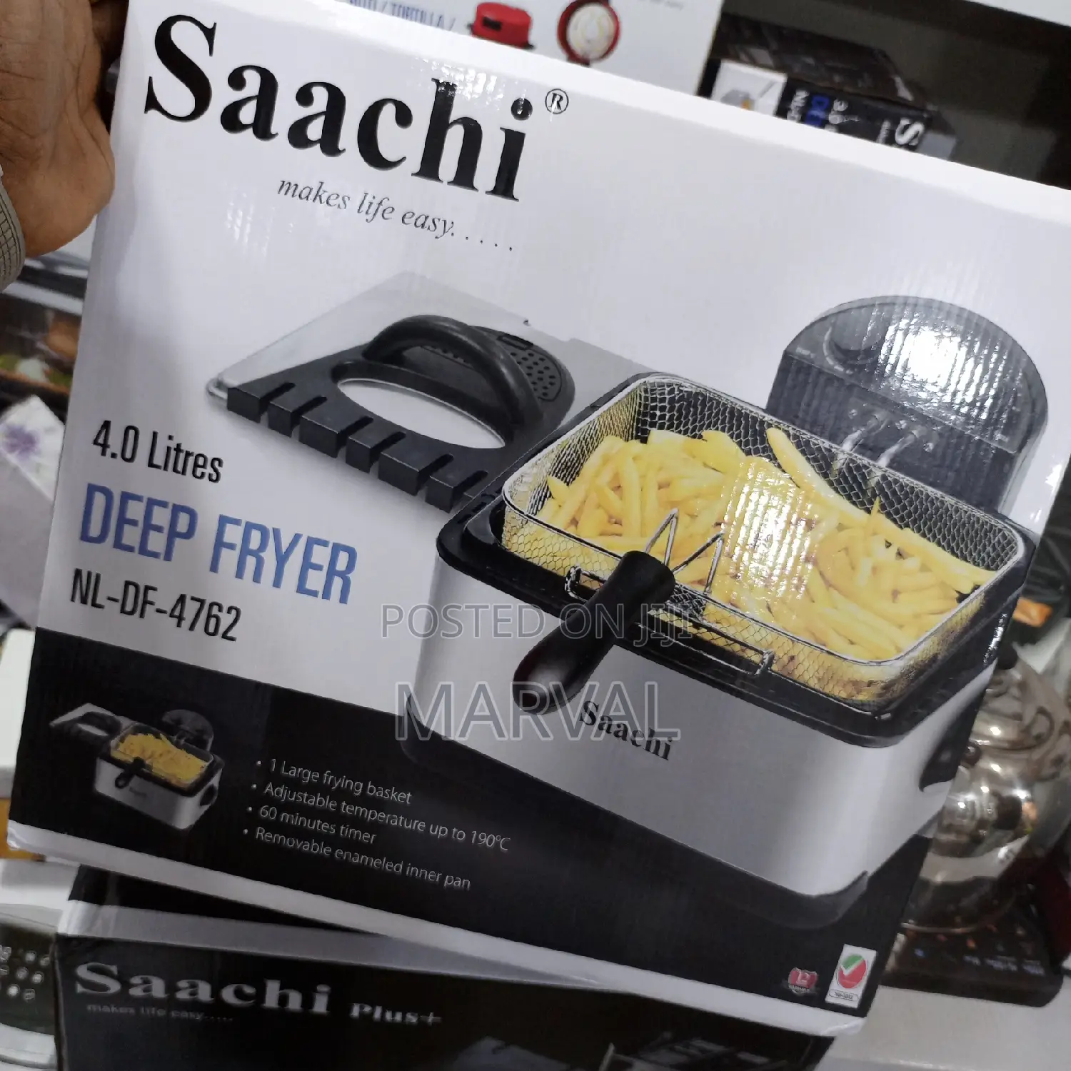 4.0L Saachi Single Deep Fryer