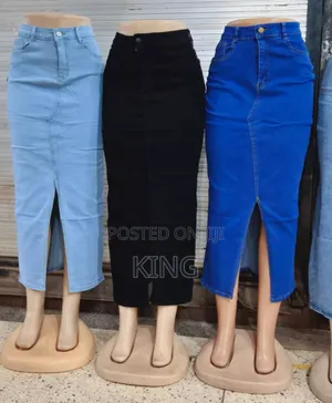 Classic Women's Long Jean Skirts