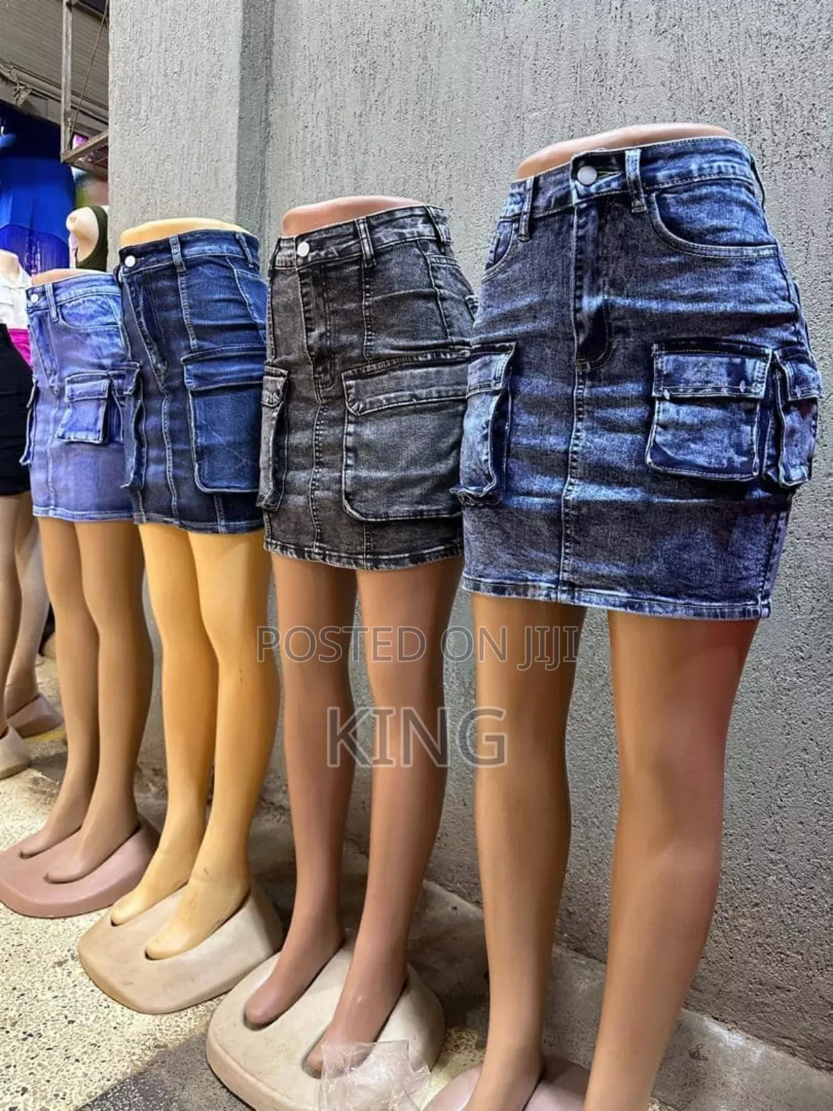 Elite Ladies Mini Skirt Jeans