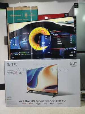 New Discounted SPJ Web OS Hub Smart TV 50inches