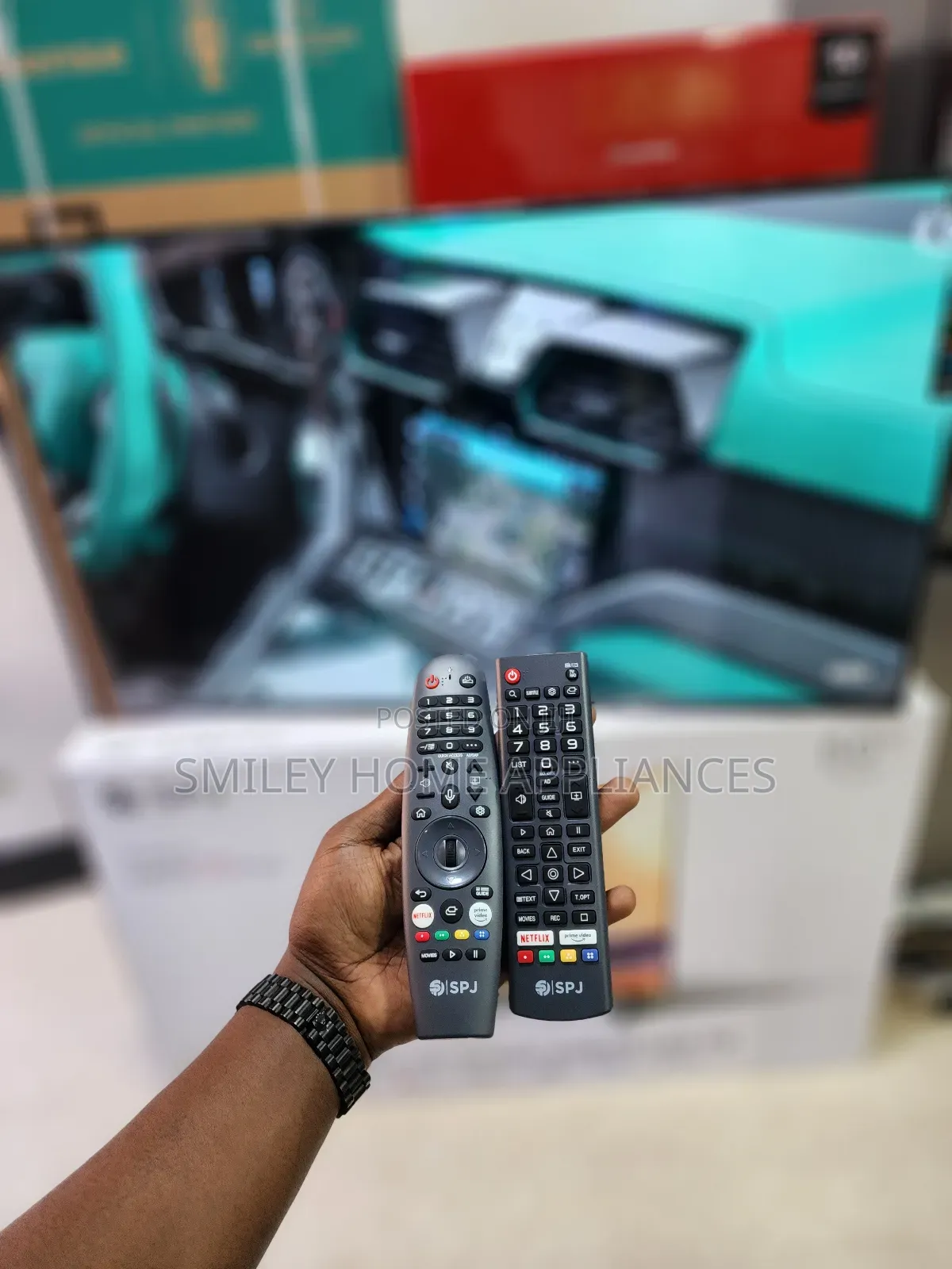 SPJ 50inches Web OS Hub Smart Tv With an Extra Remote