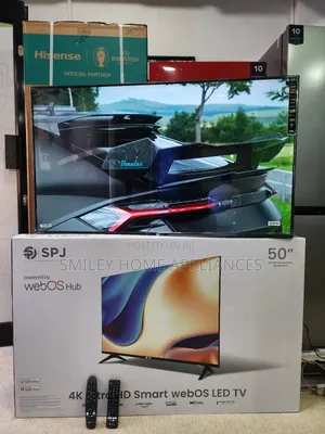 Newly Restocked SPJ 50INCHES Smart Tv