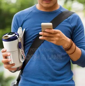 Travel Insulated Coffee Mug With Temperature Display
