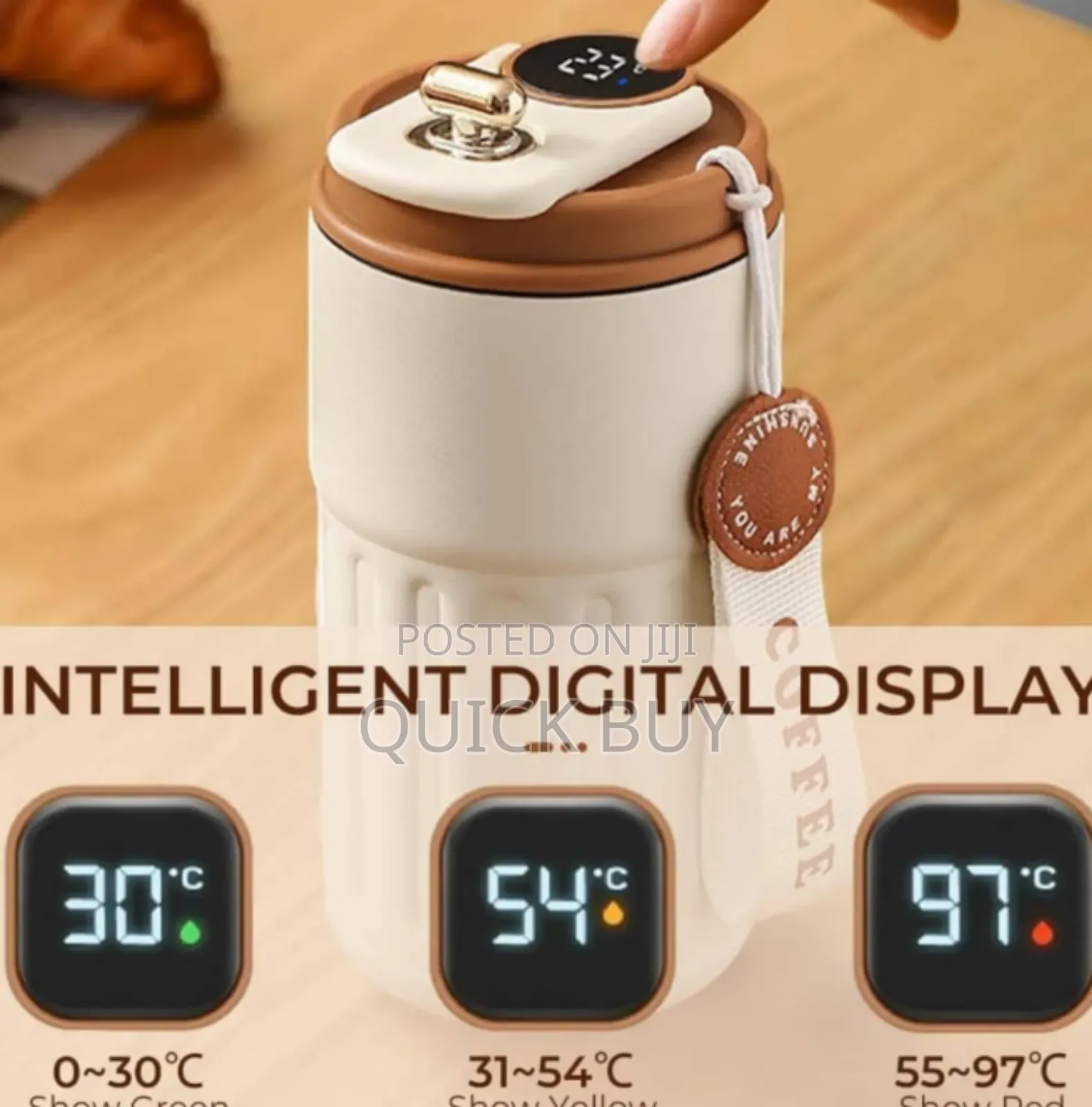 Modernized Smart Thermo Coffee Mug With Temperature Display