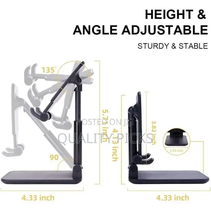 Phone Stand for Desk, Foldable Portable Cell Phone Holder