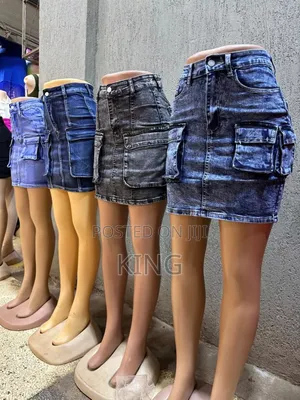 Comfy Ladies Mini Skirt Jeans