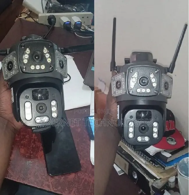 Solar 3 Lense CCTV Camera