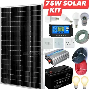 75W Solar System Full Kit/ Warehouse Price.