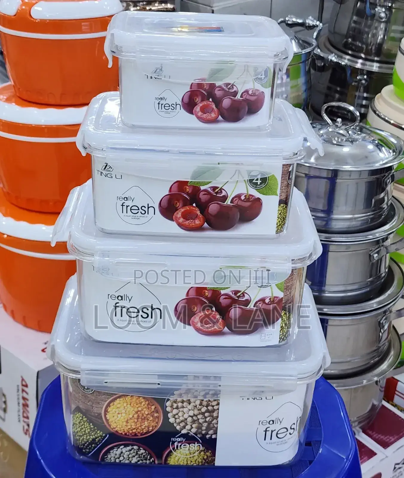 4pcs Food Storage Containers