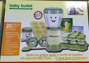 Elegant Complete Baby Bullet Nutrients Blender 20pc Set