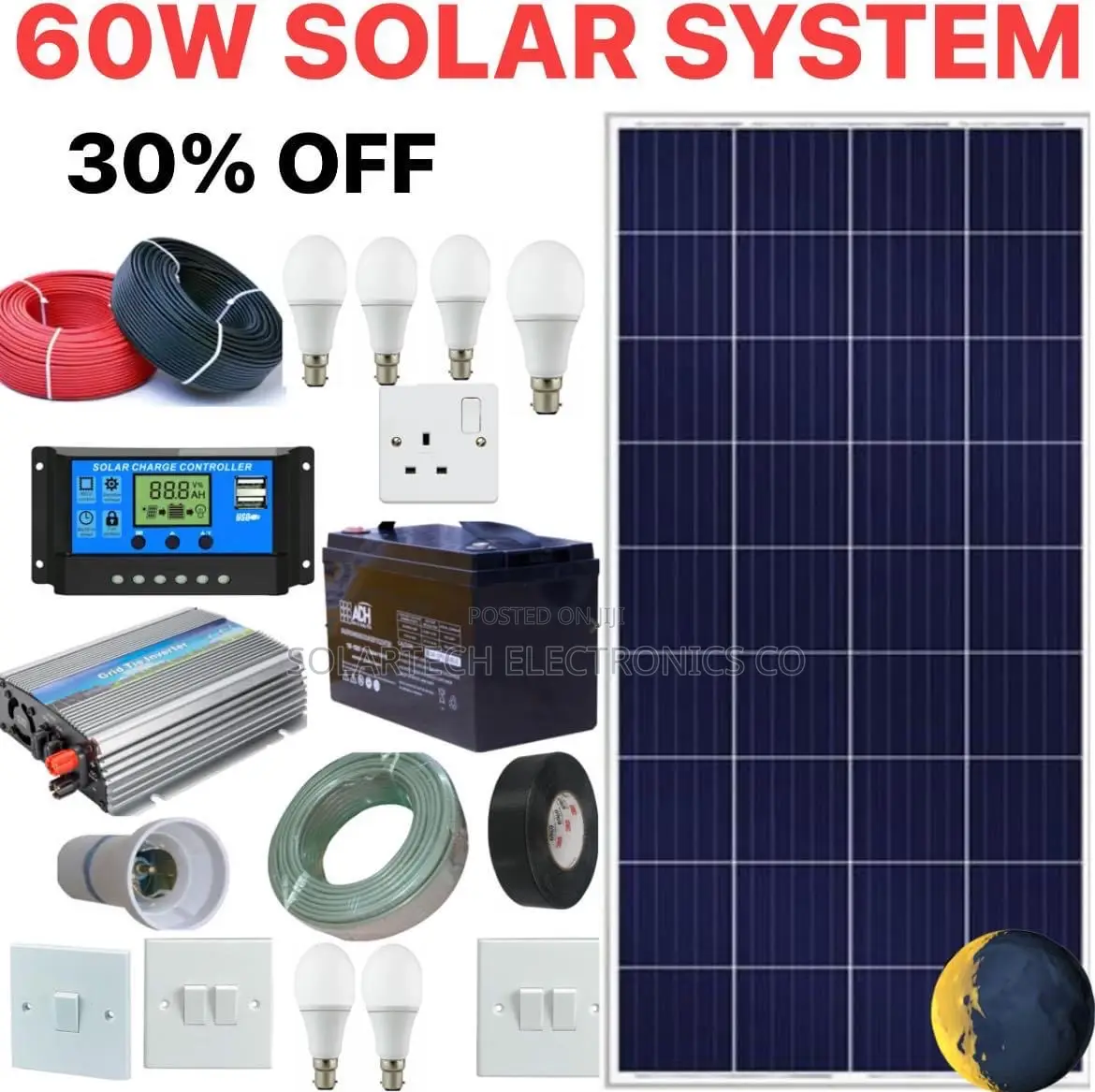 60W Solar Kit/ Energy Center BBD