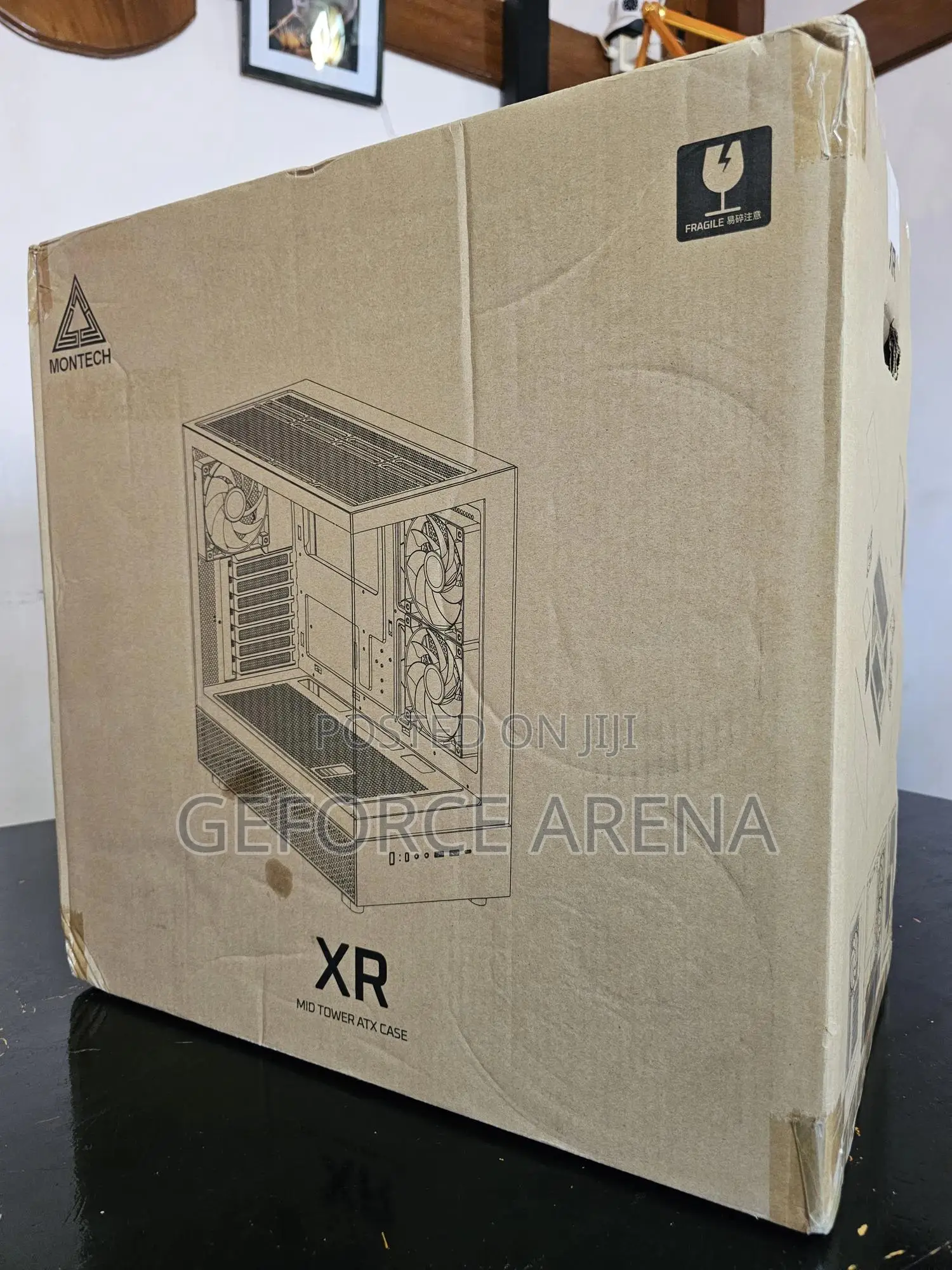 Montech XR - White/Black RGB Gaming Computer ATX Case