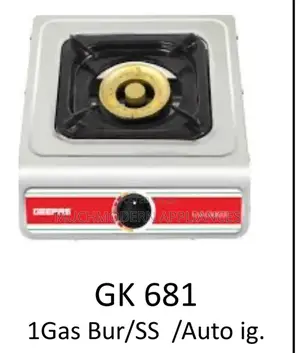 1gas Burner Stove GK 681 1gas Bur/Ss /Auto Ig.
