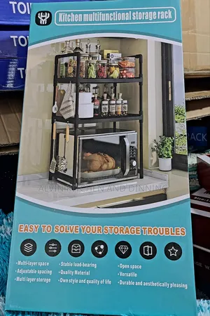 Microwave Oven Rack, Kitchen Spice Organizer