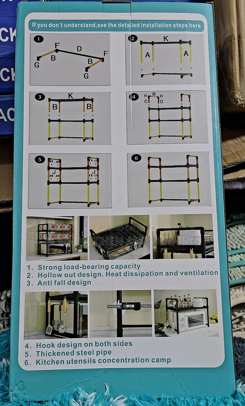 Microwave Oven Rack, Kitchen Spice Organizer