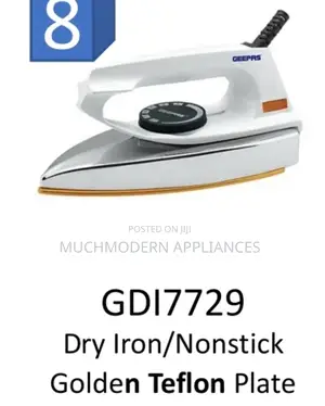 Gdi7729 
Dry Iron/Nonstick 
Golden Teflon Plate