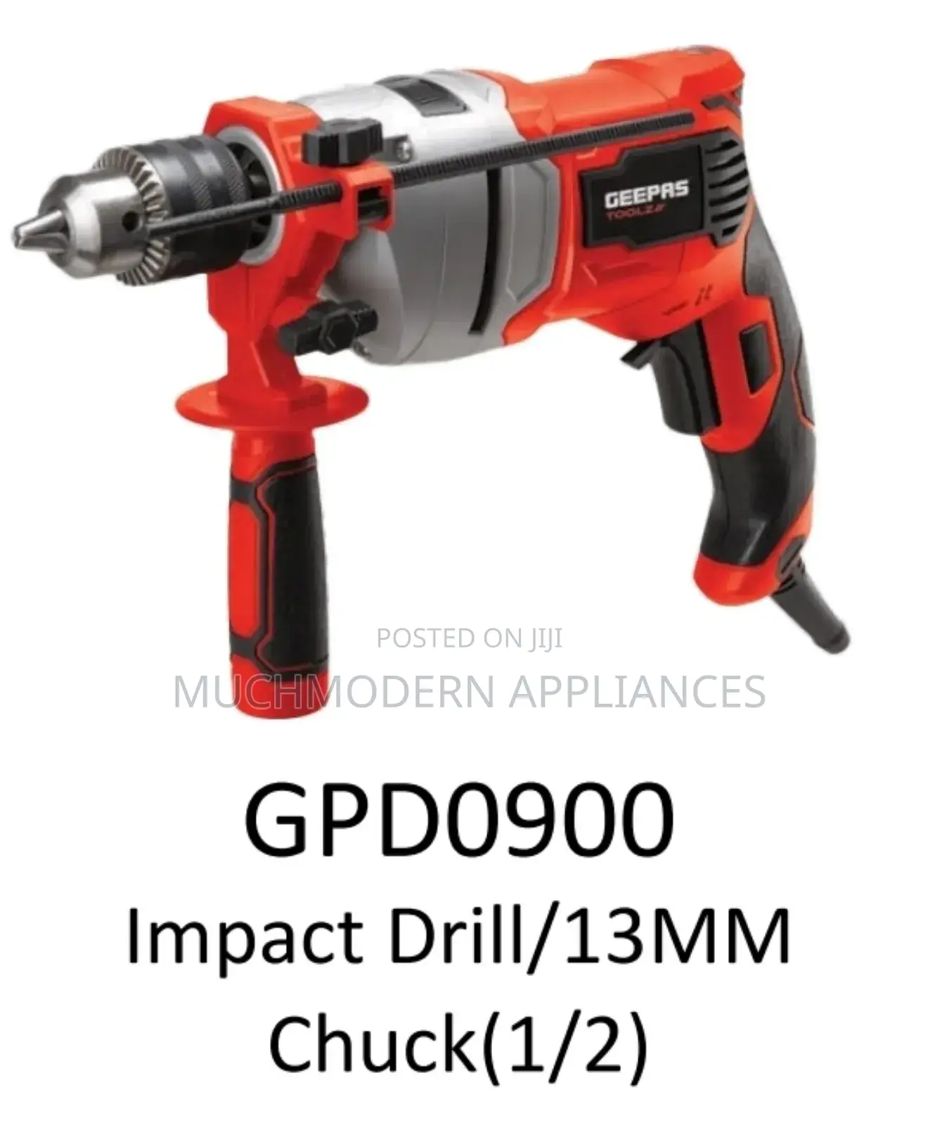 Gpd0900
Impact Drill/13mm 
Chuck(1/2)