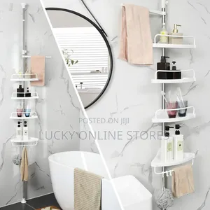 4 Tier Rust Proof Corner Shower Shelf