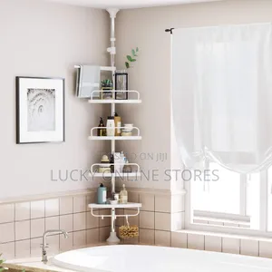 4 Tier Rust Proof Corner Shower Shelf