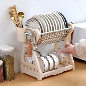 Double Layer Dish Drainer