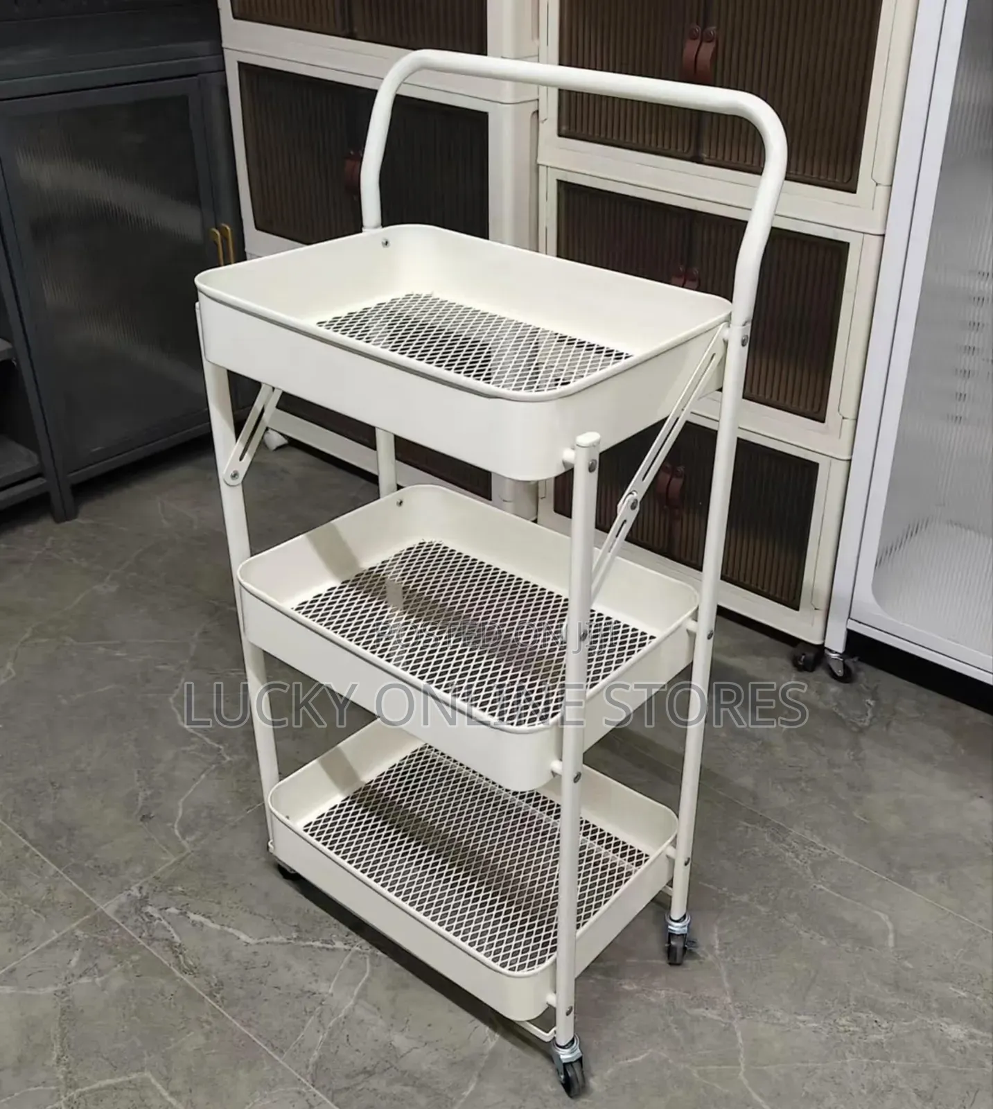3 Tier Rolling Cart Kitchen