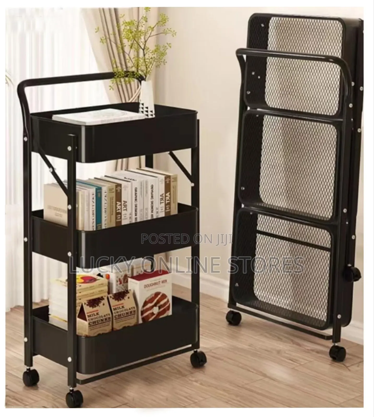 3 Tier Rolling Cart Kitchen
