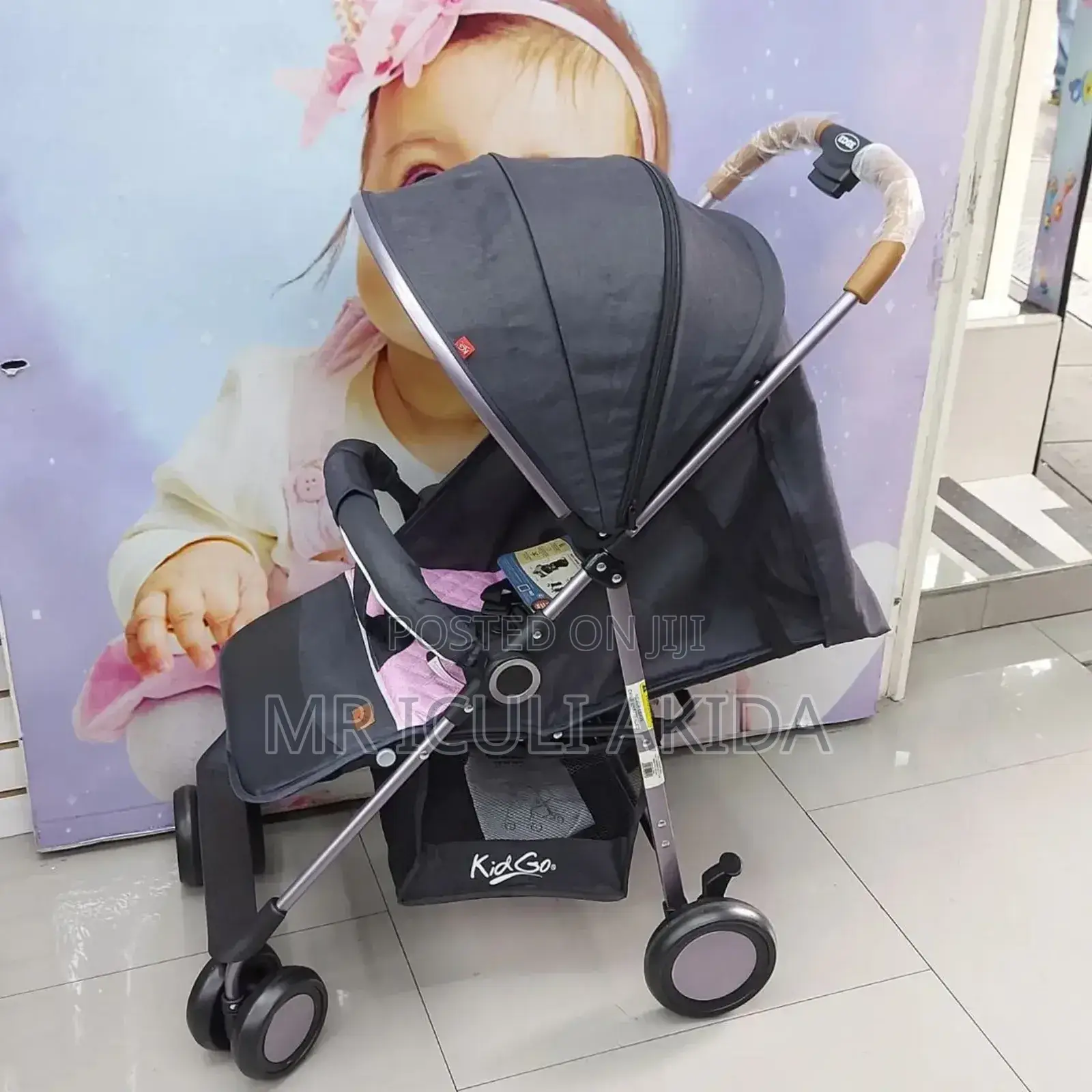 Newborn Light Summer Folding Reclining Umbrella Stroller