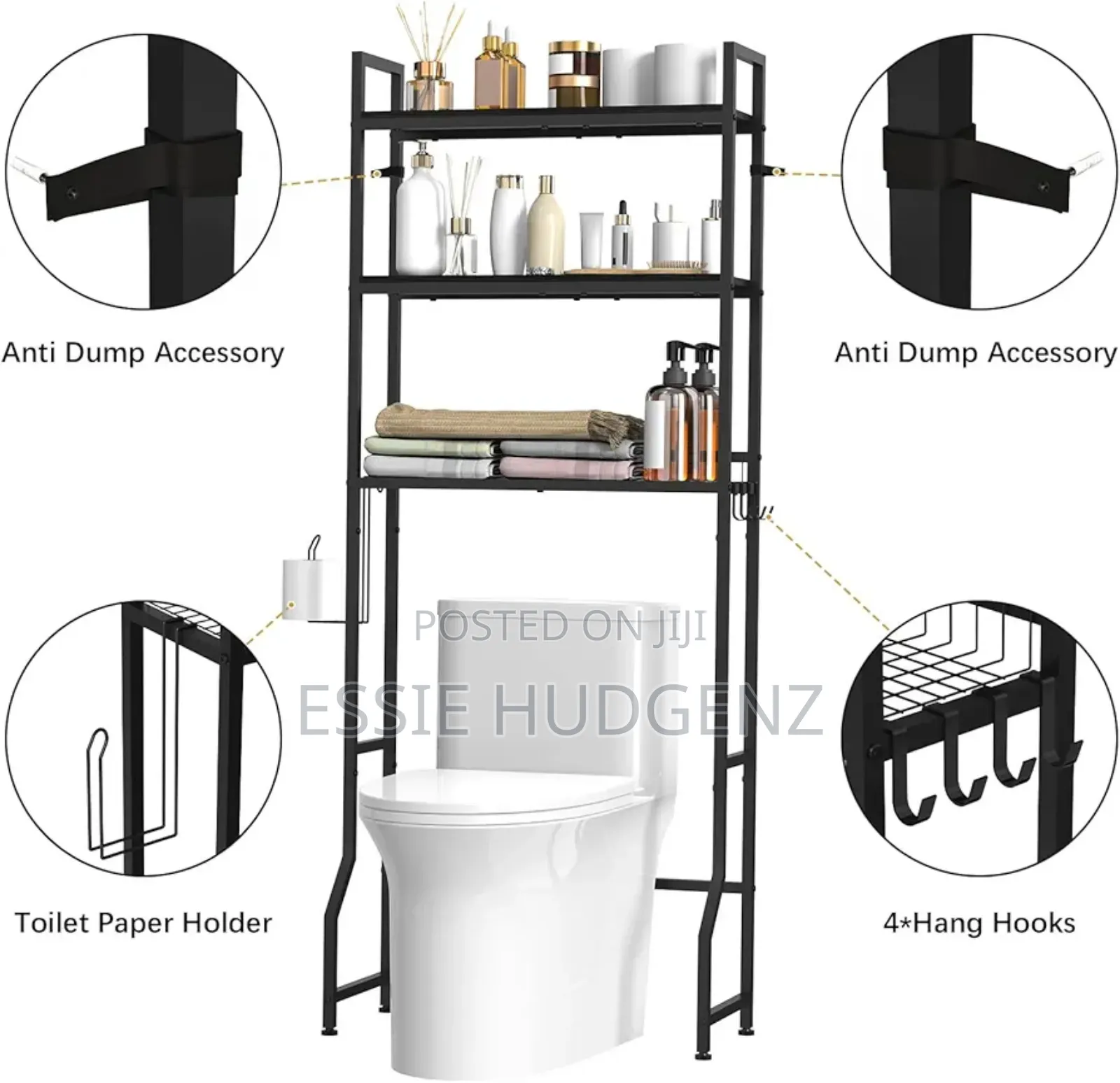 Over Toilet Bathroom Organizer Rack