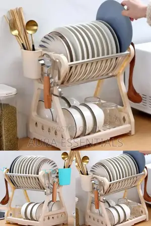 Modern Double Layer Storage Rack
