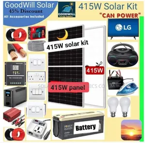 415W Complete Solar System Kit TECH.