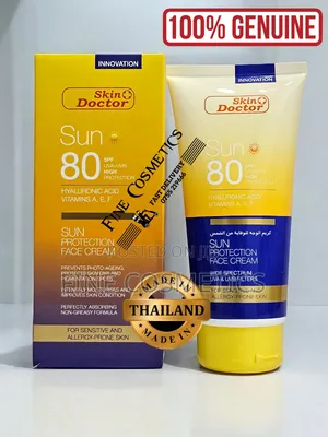 Skin Doctor Spf80 Uva + Uvb Sun High Protection Sunscreen