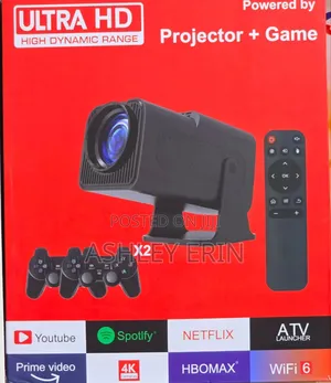 Ultra HD Projector With Game