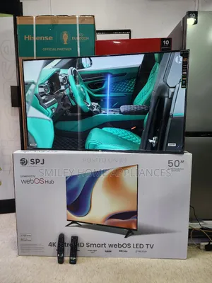 SPJ WEBOS Smart Tv 50inches With 2 Remotes