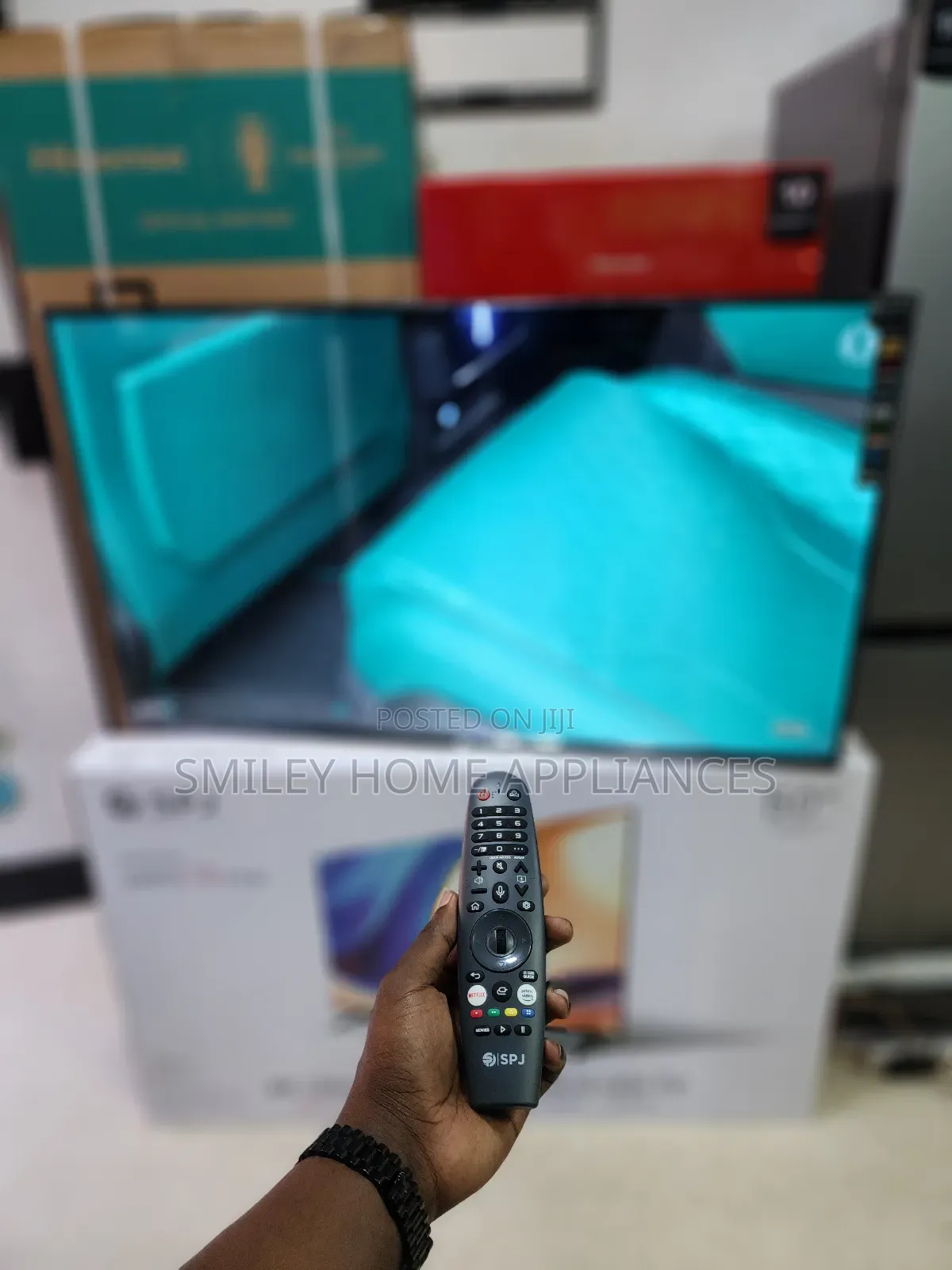 SPJ WEBOS Smart Tv 50inches With 2 Remotes
