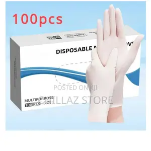 100pcs Disposable Nitrile Gloves.