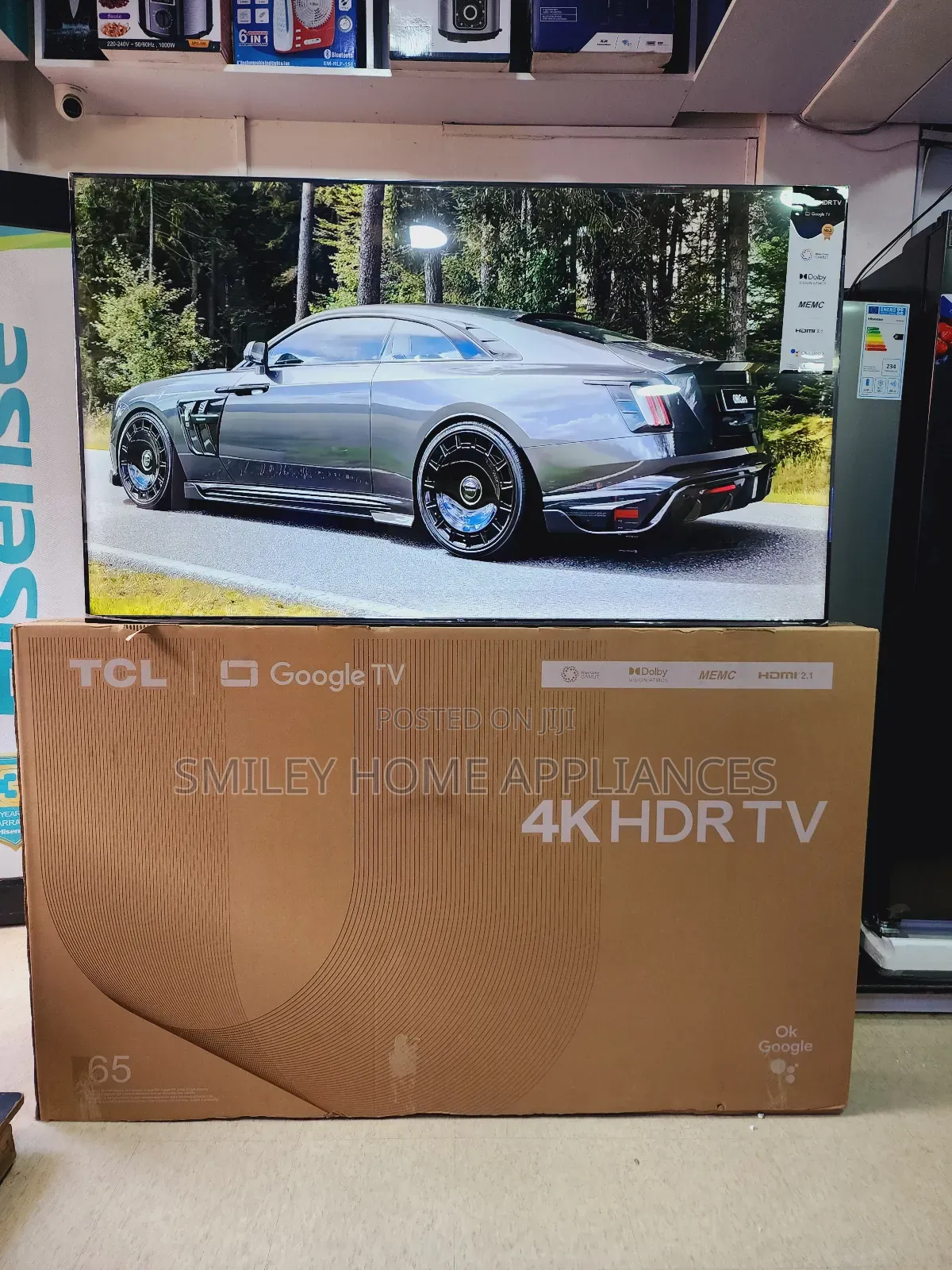 Frameless 65inches TCL Android Tv