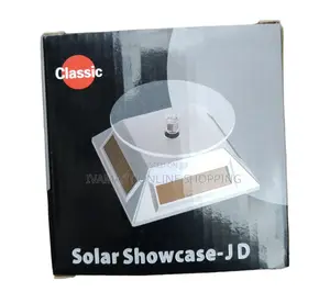Multifunctional Mini Rotating Display Stand - Solar/ Battery