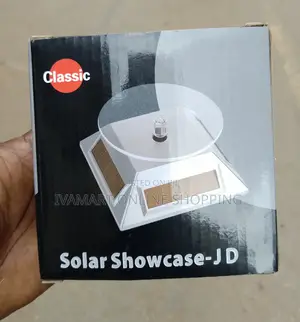 Multifunctional Mini Rotating Display Stand - Solar/ Battery