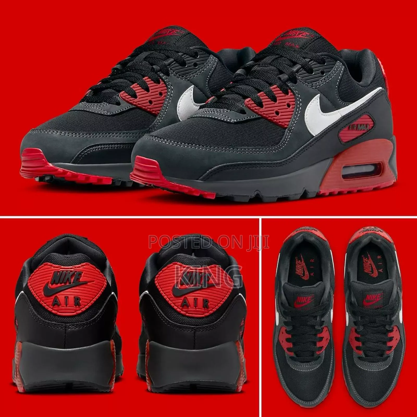 Exact Nike Air Max 90 Anthracite Mystic Red