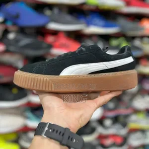 Exact PUMA Suede Platform Black Sneakers