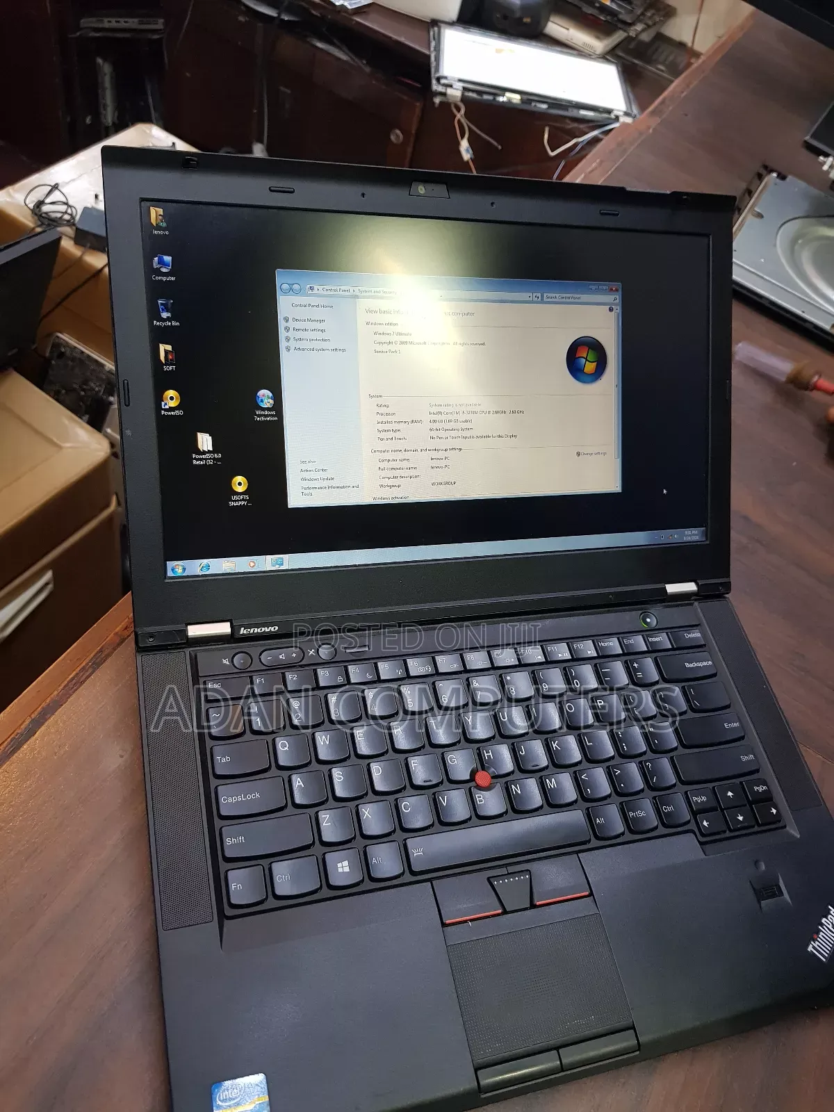 Laptop Lenovo ThinkPad T420s 4GB Intel Core I5 HDD 500GB